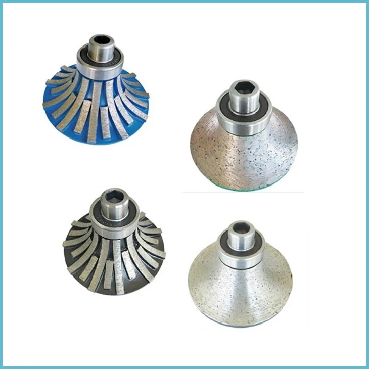 Full Bull Nose Diamond Router Bit Continuous Rim